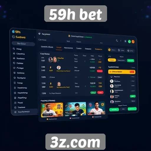 59h bet análise da interface de usuário